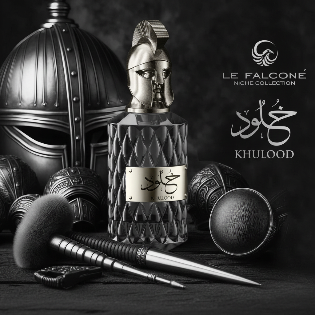  Le Falcone Khulood Men Eau de Parfum 3.4 fl oz - gourmand oriental men's fragrance bottle, vanilla oud scent, made in Dubai UAE